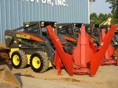 red boss tree spade skid steer attachment|tree equipment design red boss.